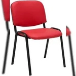 CLP Stapelstuhl Ken Kunstleder rot