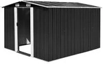vidaXL Ger&auml;tehaus 257x298x178 cm Metall Anthrazit