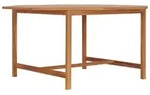 vidaXL Gartentisch 150x150x75 cm Teakholz Massiv