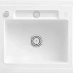 Villeroy & Boch Villeroy&Boch Sp&uuml;lbecken, K&uuml;chensp&uuml;le Siluet 60 S Stone White