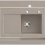 Villeroy & Boch Villeroy&Boch Sp&uuml;lbecken, K&uuml;chensp&uuml;le Subway 45 Almond...