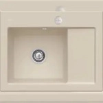Villeroy & Boch Villeroy&Boch Sp&uuml;lbecken, K&uuml;chensp&uuml;le Subway 45 Compact Almond