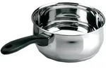 LACOR Gerade Stielkasserolle GARINOX Edelstahl 16 cm 1,5 L 14216