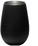St&ouml;lzle Lausitz ELEMENTS Becher 465 ml schwarz-silber 6er Set - A