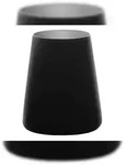 St&ouml;lzle Lausitz POWER Becher 380 ml schwarz-silber 6er Set