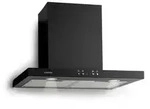 Klarstein Limelight Dunstabzugshaube 60cm Wandhaube 600m3/h schwarz Schwarz