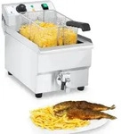Royal Catering Elektro-Fritteuse - 10 l - 3000 W - Ablasshahn -