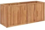 vidaXL Garten-Hochbeet 150 x 50 x 70 cm Massivholz Teak
