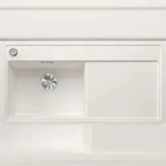 BLANCO GmbH + Co KG BLANCO ZENAR XL 6 S-F Sp&uuml;le, wei&szlig;, fl&auml;chenb&uuml;ndig, ab 60 cm,