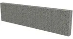 vidaXL Gabionenwand mit Abdeckung Verzinkter Stahl 600&times;30&times;150 cm