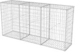 vidaXL Gabionenkorb Stahl 200&times;50&times;100 cm