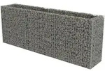 vidaXL Gabionen-Hochbeet Verzinkter Stahl 270&times;50&times;100 cm