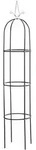 CLP Rosens&auml;ule Romantika, Obelisk, H&ouml;he 190 cm, &Oslash; 38cm schwarz/1 St&uuml;ck