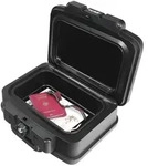 HMF 250451 Feuerfeste Wasserdichte Dokumentenbox, DIN A5, 38,5 x 16,5 x 28 cm,
