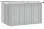 vidaXL Gartenbox Grau 149x99x93 cm