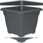 Geli Schale Nora &Oslash; 58 cm Anthrazit Pflanzschale Blumentopf rund 27L