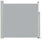 vidaXL Einziehbare seitliche Terrassenmarkise 170 x 300 cm, graues