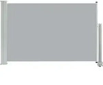 vidaXL Ausziehbare Seitenmarkise 60&times;300 cm Grau