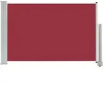 vidaXL Ausziehbare Seitenmarkise 60&times;300 cm Rot