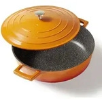 STONELINE&reg; Gourmet Br&auml;ter 28 cm mit Deckel, Backofen und Induktion geeignet,