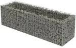 vidaXL Gabionen-Hochbeet Verzinkter Stahl 180&times;50&times;50 cm