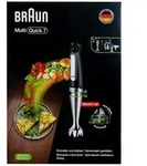 Braun Domestic Home Braun MQ 7075X MultiQuick7 Stabmixer-Set 5in1 schwarz