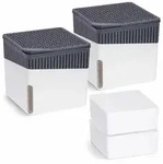 WENKO Raumentfeuchter Mod. Cube Wei&szlig; 500 g, 2er Set