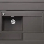 BLANCO GmbH + Co KG BLANCO ZENAR XL 6 S-F Sp&uuml;le felsgrau, fl&auml;chenb&uuml;ndig ab 60 cm,