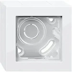 Gira Geh&auml;use AP, 1f, Kunststoff, reinwei&szlig;, gl&auml;nzend, Aufputzgeh&auml;use, IP20, 106129
