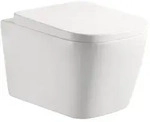 Beitz & Walz AqvaCeramica WC Wand Tiefsp&uuml;ler sp&uuml;lrandlos 495 x 365 mm - wei&szlig; -
