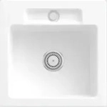 Villeroy & Boch Villeroy&Boch Sp&uuml;lbecken, K&uuml;chensp&uuml;le Siluet 50 S Stone White