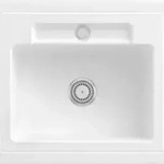 Villeroy & Boch Villeroy&Boch Sp&uuml;lbecken, K&uuml;chensp&uuml;le Siluet 60 S Stone White