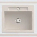 Villeroy & Boch Villeroy&Boch Sp&uuml;lbecken, K&uuml;chensp&uuml;le Siluet 60 S Crema 600x510mm,