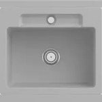 Villeroy & Boch Villeroy&Boch Sp&uuml;lbecken, K&uuml;chensp&uuml;le Siluet 60 S Steam 600x510mm,