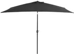 vidaXL Sonnenschirm f&uuml;r den Au&szlig;enbereich mit Metallstange 300 x 200 cm, Modell
