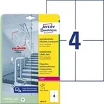 Avery Zweckform Etiketten antimikrobiell 105x148mm permanent transparent VE=10