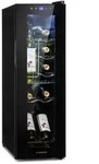 Klarstein Shiraz 12 Slim Uno Weink&uuml;hlschrank 32l/12Fl.Touch 85 W 5-18 &deg;C LED