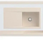 Villeroy & Boch Villeroy&Boch Sp&uuml;lbecken mit Abtropffl&auml;che links, Subway Style 50