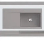 Villeroy & Boch Villeroy&Boch Rechteckiges Sp&uuml;lbecken, K&uuml;chensp&uuml;le Subway Style 60