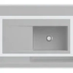 Villeroy & Boch Villeroy&Boch Rechteckiges Sp&uuml;lbecken, K&uuml;chensp&uuml;le Subway Style 60