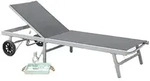 Merxx Aktionsliege Tessin, Aluminium/Textil, Schwarz