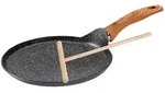 STONELINE&reg; Back to Nature Cr&ecirc;pes-Pfanne 25 cm, mit Teigverteiler, Induktion