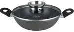 STONELINE&reg; CERAMIC Servierpfanne 28 cm, Keramik-Beschichtung, mit Aroma-Glasdeckel,