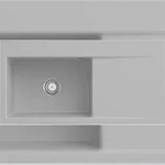 Villeroy & Boch Villeroy&Boch Rechteckiges Sp&uuml;lbecken, K&uuml;chensp&uuml;le Subway Style 60