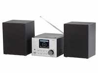 auvisio IRS-500.mini Micro-Stereoanlage mit Webradio, DAB+, FM, CD, Bluetooth, USB,