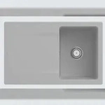 Villeroy & Boch Villeroy&Boch Sp&uuml;lbecken, K&uuml;chensp&uuml;le Siluet 45 Steam 800x510mm,