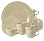 Seltmann Weiden Beat Sandbeige Kaffeeservice 18tlg.