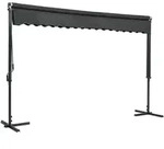 vidaXL Freistehende Markise 400 x 300 cm Anthrazit Modell Titan Essence Plus