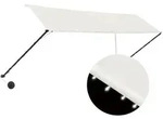 vidaXL Einziehbare Markise mit LED 350&times;150 cm Creme