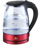 LENTZ Wasserkocher Glas 74128 2200W 1,7 Liter mit LED Beleuchtung Drahtlose...